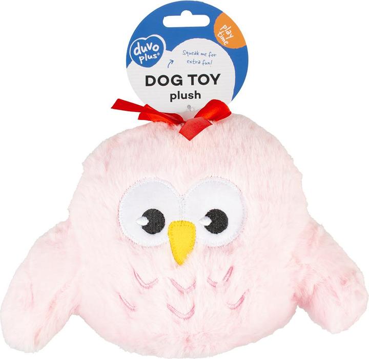 Produktbild Duvoplus Plüschspielzeug für Hunde Eule Mädchen (Plüschspielzeug Hund)