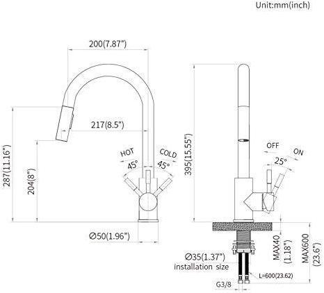 Produktbild Lonheo Ausziehbare Spültischarmatur