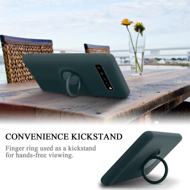 Immagine prodotto Cadorabo Custodia in silicone TPU Liquid Ring Cover (Samsung Galaxy S10 5G)