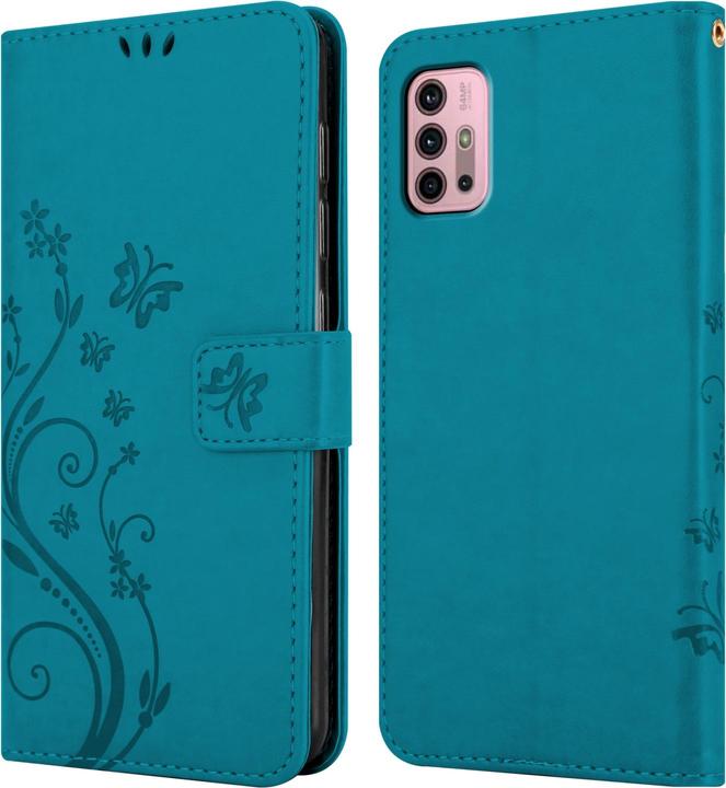 Produktbild Cadorabo Flower Book Hülle (Motorola Moto G10, Motorola Moto G30)