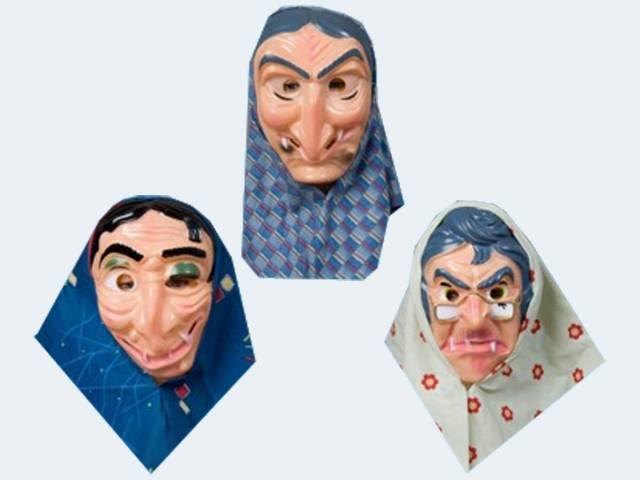 Produktbild Festartikel Müller MÜLLER Maske Hexe mit Kopftuch für Erwachsene