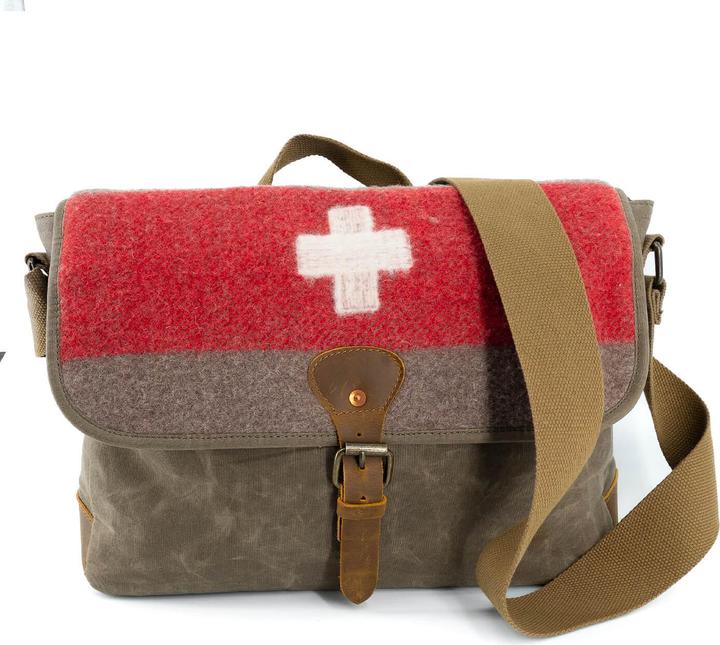 Actual product image Army Shop Briefcase Swiss woollen blanket