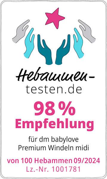 Produktbild dm babylove Premium-Windeln (Gr. 3, Tragepack, 46 Stück)
