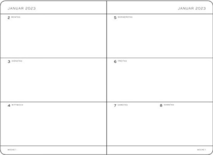 Produktbild Leuchtturm1917 Agenda Medium (A5)