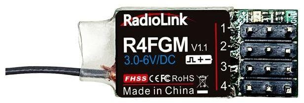 Image du produit RadioLink Récepteur R4FGM mini avec gyroscope 4 canaux, domaine d'application