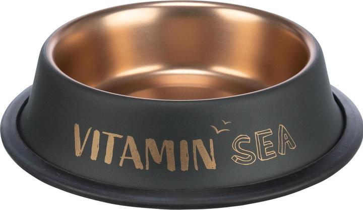 Produktbild Trixie Edelstahlnapf BE NORDIC 0.2 l, ø 15 cm, Schwarz/Bronze (0.20 l)