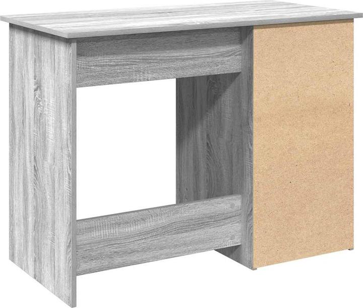 Produktbild VidaXL Schreibtisch Grau Sonoma 102x50x75 cm Holzwerkstoff Bürotisch Tisch (102 x 50 x 75 cm)