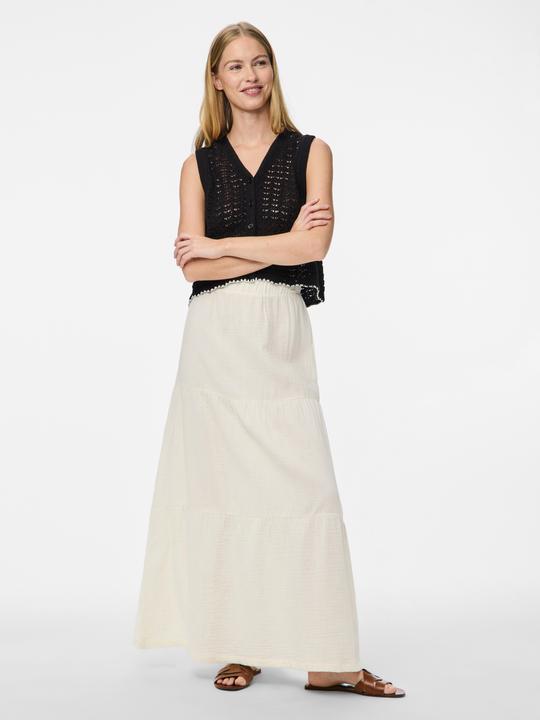 Produktbild Pieces Pcsikka Hw Maxi Skirt Wvn Noos (M)