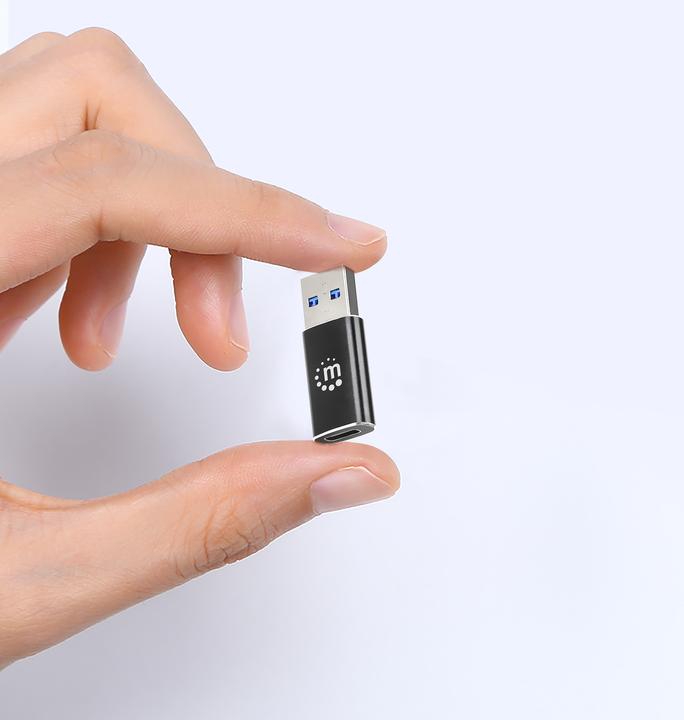 Produktbild Manhattan USB A – USB C Adapter (USB-A, USB Typ-C, 3.70 cm)