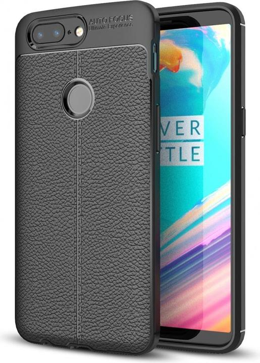 Actual product image Screenguard OnePlus 5T Case Leather Design TPU Cover (OnePlus 5T)