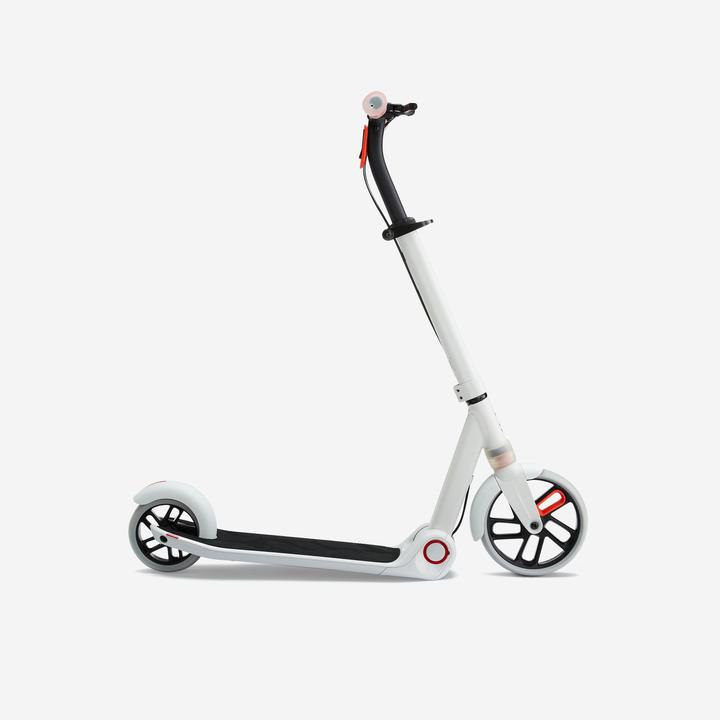Oxelo Scooter Tretroller Kinder - M900 hellgrau/rot