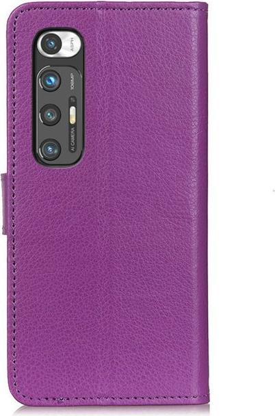 Actual product image MU Classic Litchi Leather Bookcover Series (Xiaomi Mi 10S)