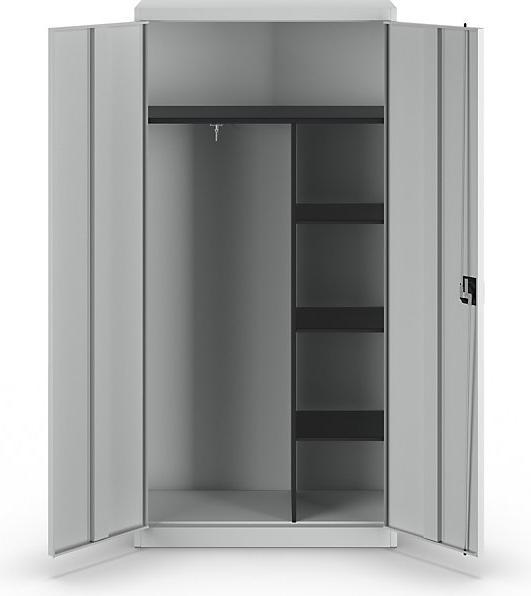 Mauser Steel cabinet with hinged doors (95 x 42 x 195 cm)