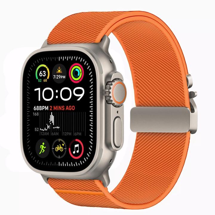 Produktbild 4Kom Nylon Clasp for Apple Watch 44/45/46/49mm - Orange