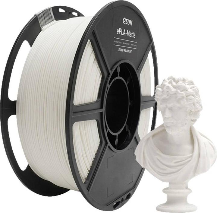 Produktbild eSUN Matt Weiss (PLA, 1.75 mm, 1000 g, Weiss)