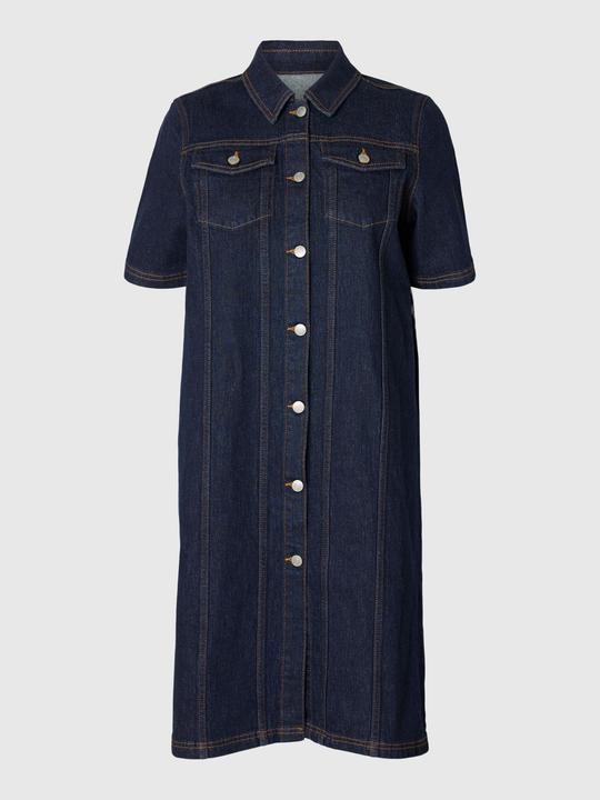 Image du produit Selected Femme Robe en jean à manches courtes (38)