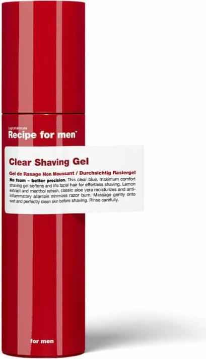 Recipe for men Durchsichtig Rasiergel (100 ml, Rasiergel)