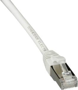Produktbild LK Patchkabel Actassi® kat 6A S/FTP 28AWG, laengde: 2,0m, farve: hvid LSZH kappe med hel (0.20 m)