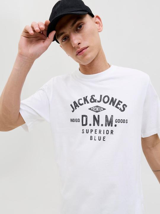 Image du produit Jack & Jones Gedruckt Rundhalsausschnitt T-shirt T-shirt (XL)