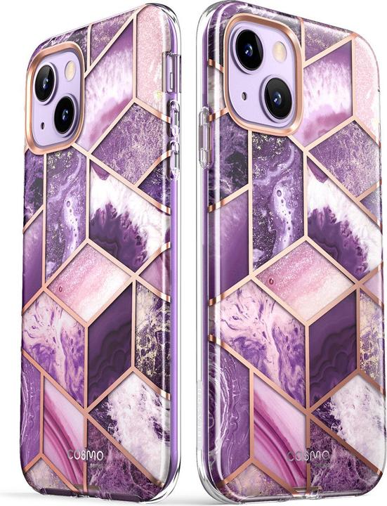Actual product image Supcase Cosmo Iphone 14 Plus Marble Purple (Apple iPhone 14 Plus)