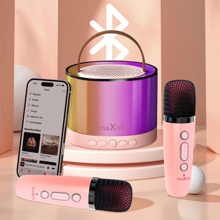 Immagine prodotto Maxlife Altoparlante karaoke Bluetooth MXKS-200 bianco