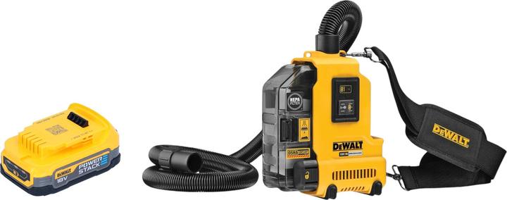 Actual product image DeWalt DWH 161 N rechargeable universal extractor 18 V 0.21 l brushless + 1x Powerstack rechargeable