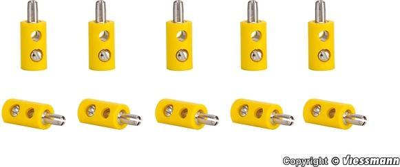 Viessmann Querlochstecker gelb