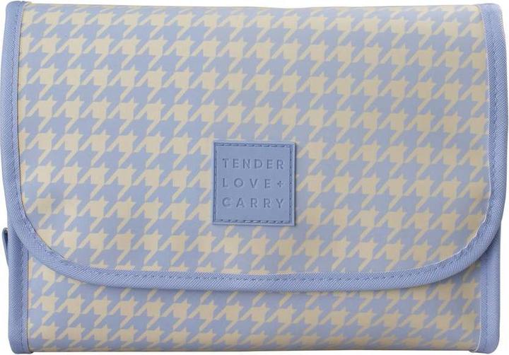 Tender Love + Carry Blue Cream Houndstooth - Rollup