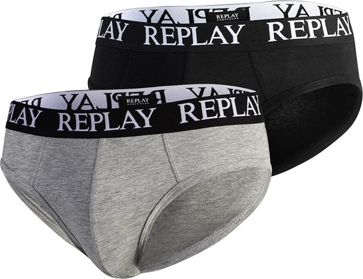 Produktbild Replay Slip SLIP Basic Cuff Logo im praktischen 2er Pack (M, 2er Pack)