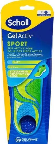 Actual product image Scholl GelActiv Trainer insole L GelWave 1 pair