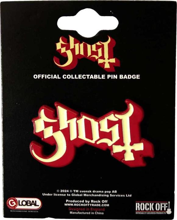Ghost Shadow Abzeichen ZinkLegierung Logo