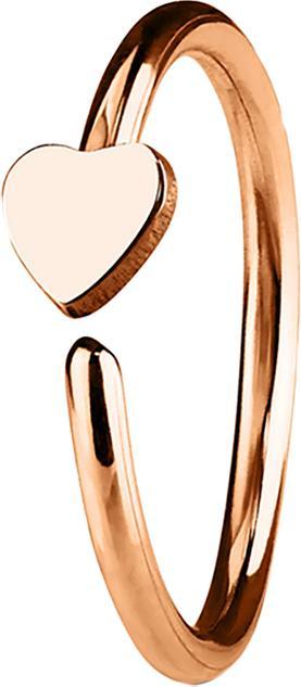 Immagine prodotto Star Piercing Anello micro piercing con cuore in oro rosa (Acciaio chirurgico 316L, senza ottone)