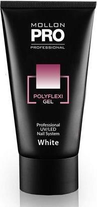 Immagine prodotto False PolyFlexi Gel Color White 60ml (Bianco, Smalto per unghie effetto gel)