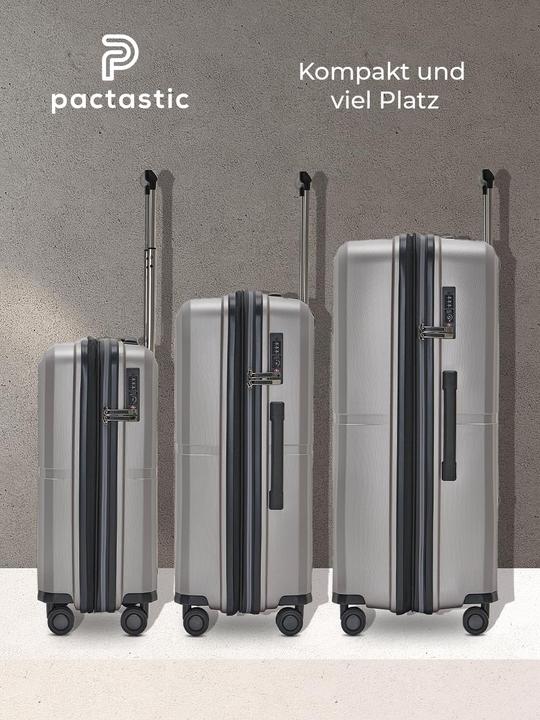 Image du produit Pactastic Collection 01 Set de valises à 4 roulettes 3pcs avec soufflet extensible (221 l, XL (à partir de 115l))