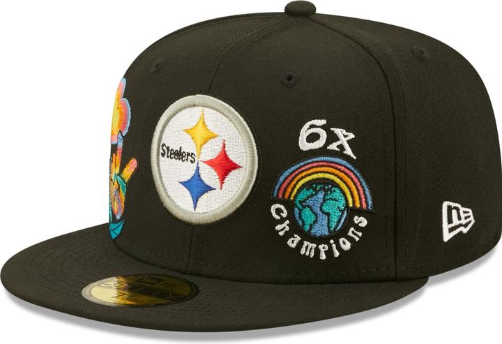 Actual product image New Era 59Fifty Cap - GROOVY Pittsburgh Steelers - 7 (7)
