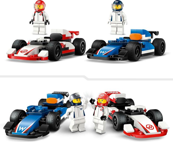 Produktbild LEGO F1 Williams Racing und Haas F1 Rennautos (60464, LEGO City)