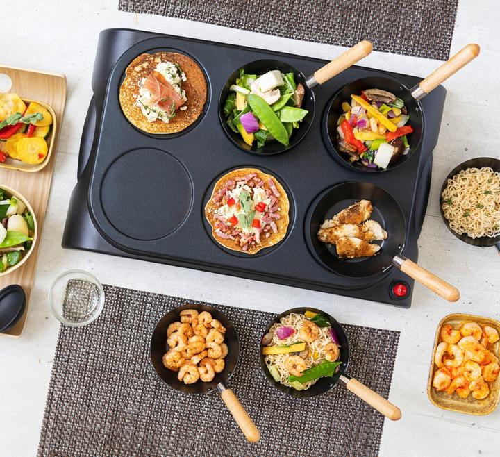 Produktbild Bestron Party-Wok- & Crepemaker-Set