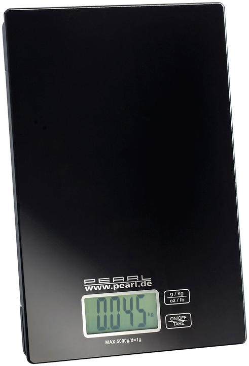 Image du produit Pearl Balance de cuisine numérique avec écran LCD & commande par capteur tactile