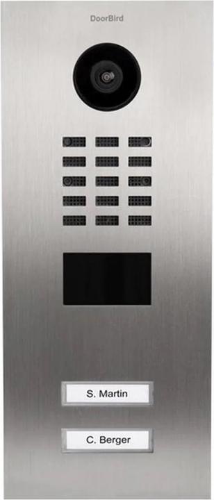 Productafbeelding Doorbird 423870666 IP video deurtelefoon LAN buitenpost roestvrij staal (geborsteld) (WiFi)