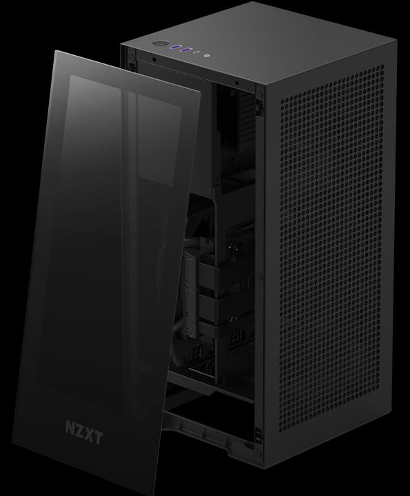 Actual product image NZXT Housing H1 2022 Black (CS-H11BB-EU) (Mini-ITX)