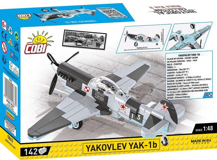 Produktbild Cobi Historical Collection 5863 - YAKOVLEV YAK-1B Easy Planes