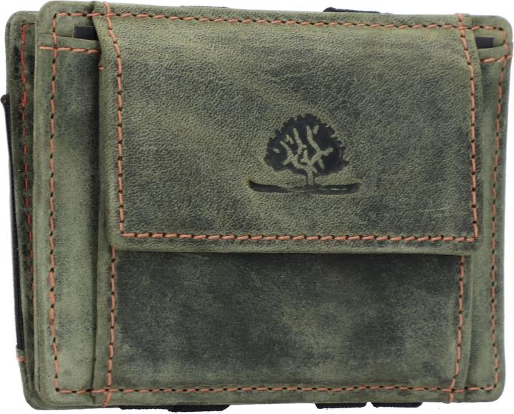 Actual product image Greenburry Vintage Magic wallet RFID leather 10 cm