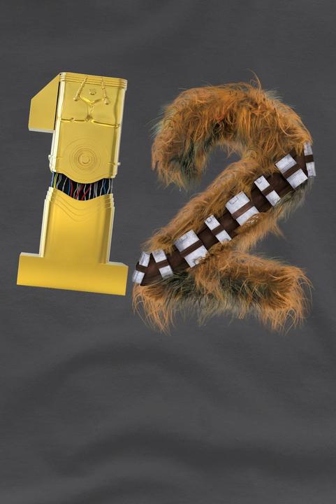 Immagine prodotto Star Wars 12 Maglietta C3PO Chewbacca Bambini (140)