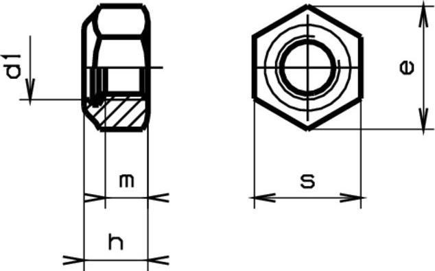 Actual product image BestaPac Sicherungsmutter rostfrei M5