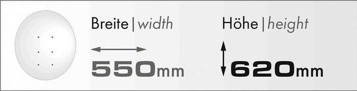 Produktbild Schwaiger SAT-Anlage ohne Receiver Teilnehmer-Anzahl: 2 (Parabolantenne, DVB-S / -S2, DAB/ DAB+)