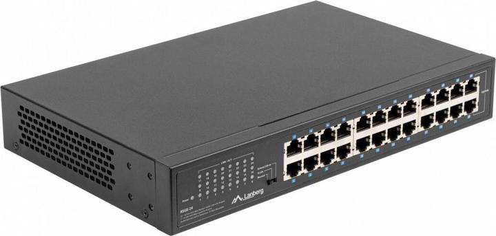 Image du produit Lanberg RSGE-24 Commutateur réseau non administrable Gigabit Ethernet (10/100/1000) 1U (24 Ports)