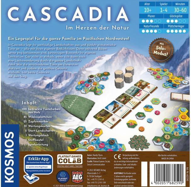 Productafbeelding Kosmos Familiespel Cascadia - In het hart van de natuur (Duits)