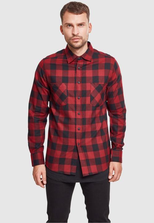 Produktbild Urban Classics Langarmhemd Checked Flanell - 75529 (L)