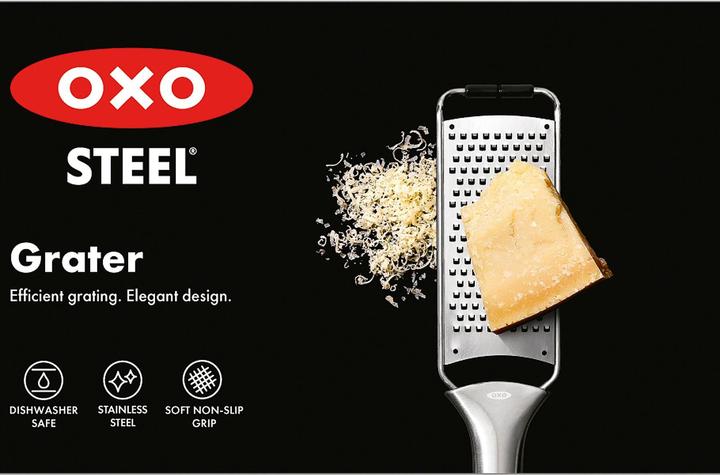 Produktbild OXO Steel Reibe geätzt, 29cm