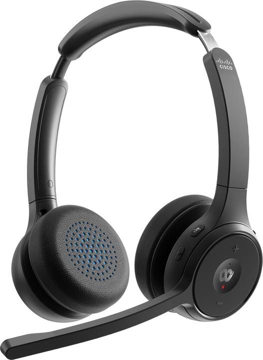 Cisco 722 Wireless Dual On-ear Headset USB-A (Kabellos, USB-A)